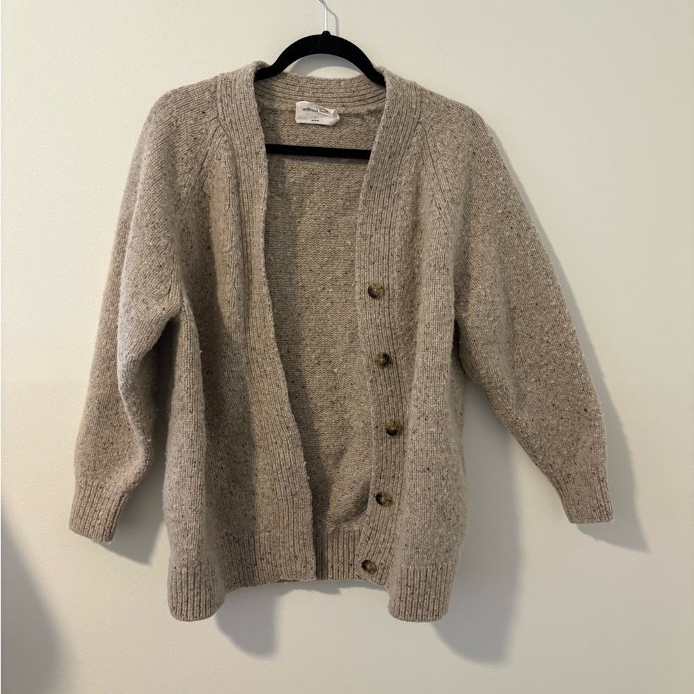 Aritzia Wilfred Wool Cardigan Small - Picture 2 of 5